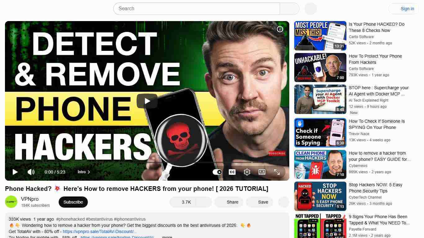 Phone Hacked? 💥 Here's How to remove HACKERS from your phone! [ 2026 TUTORIAL] - YouTube